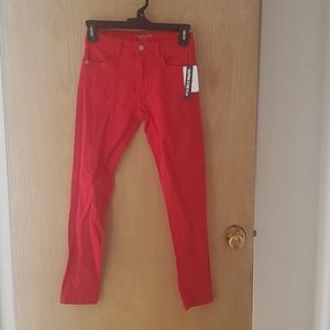 1 New Girls Red Jeans / 1 Blue pre owned, Jeans, Sz 12